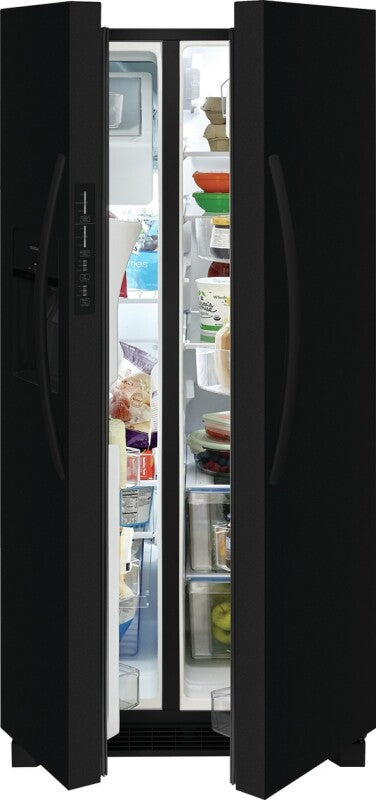 Frigidaire 22.3 Cu. Ft. 33" Standard Depth Side by Side Refrigerator - (FRSS2323AB) - FRIGIDAIRE
