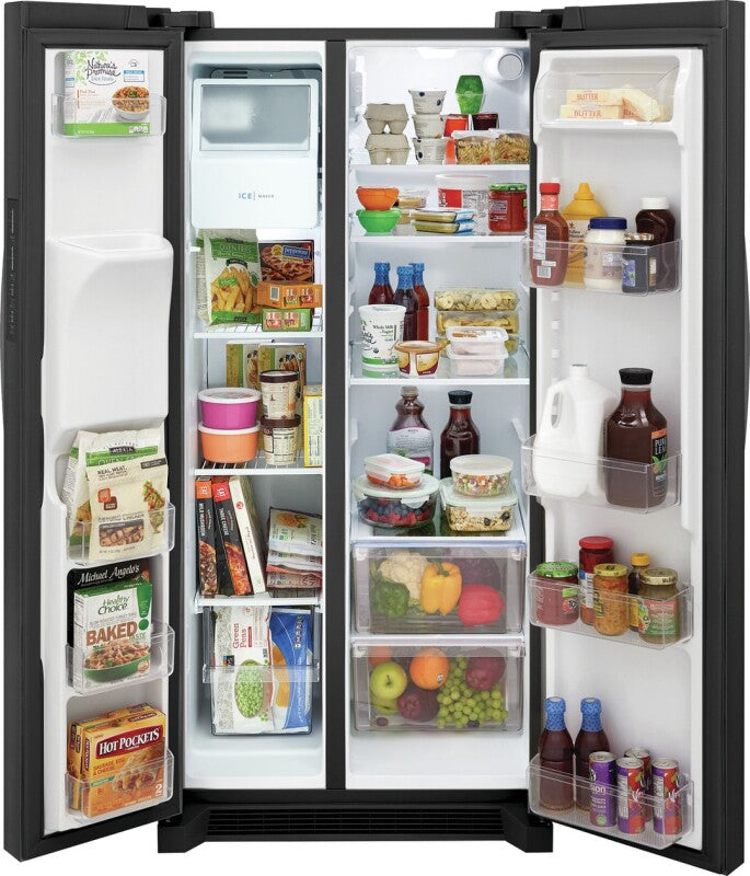 Frigidaire 22.3 Cu. Ft. 33" Standard Depth Side by Side Refrigerator - (FRSS2323AD) - FRIGIDAIRE