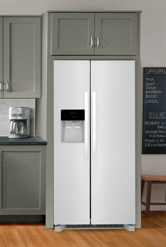 Frigidaire 22.3 Cu. Ft. 33" Standard Depth Side by Side Refrigerator - (FRSS2323AW) - FRIGIDAIRE