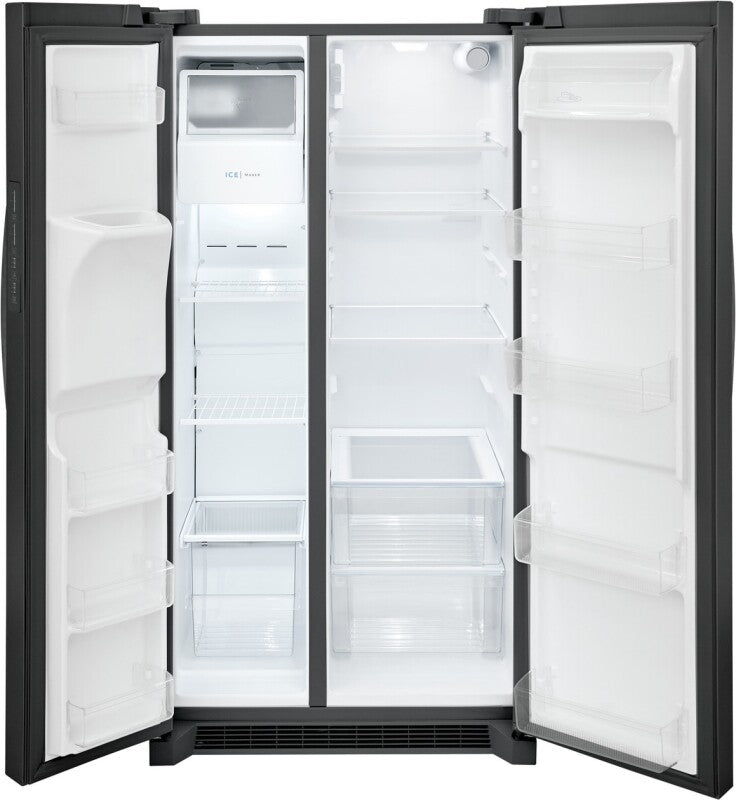Frigidaire 25.6 Cu. Ft. 36" Standard Depth Side by Side Refrigerator - (FRSS2623AD) - FRIGIDAIRE