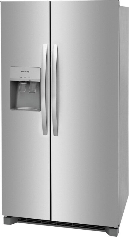 Frigidaire 25.6 Cu. Ft. 36" Standard Depth Side by Side Refrigerator - (FRSS2623AS) - FRIGIDAIRE