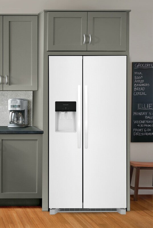 Frigidaire 25.6 Cu. Ft. 36" Standard Depth Side by Side Refrigerator - (FRSS2623AW) - FRIGIDAIRE