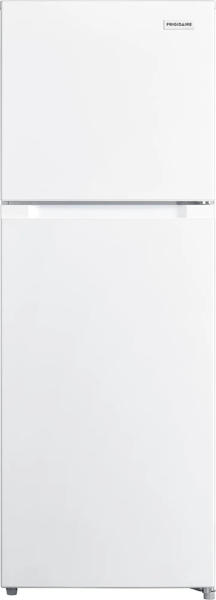Frigidaire FRTE1026AW apartment-size top freezer refrigerator in white