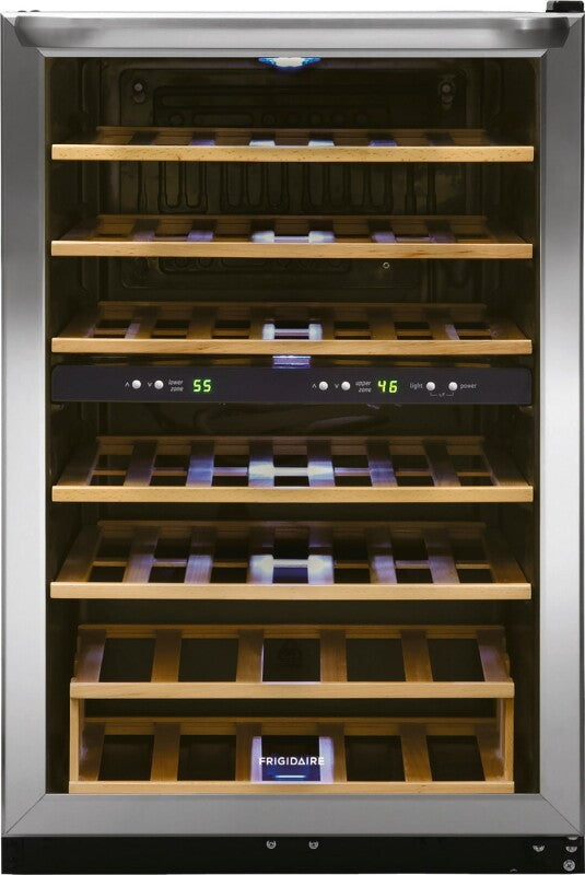 Frigidaire 45 Bottle Two-Zone Wine Cooler - (FRWW4543AS) - FRIGIDAIRE