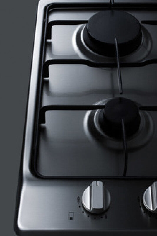 12" Wide 2-burner Gas Cooktop - (GC22SS)