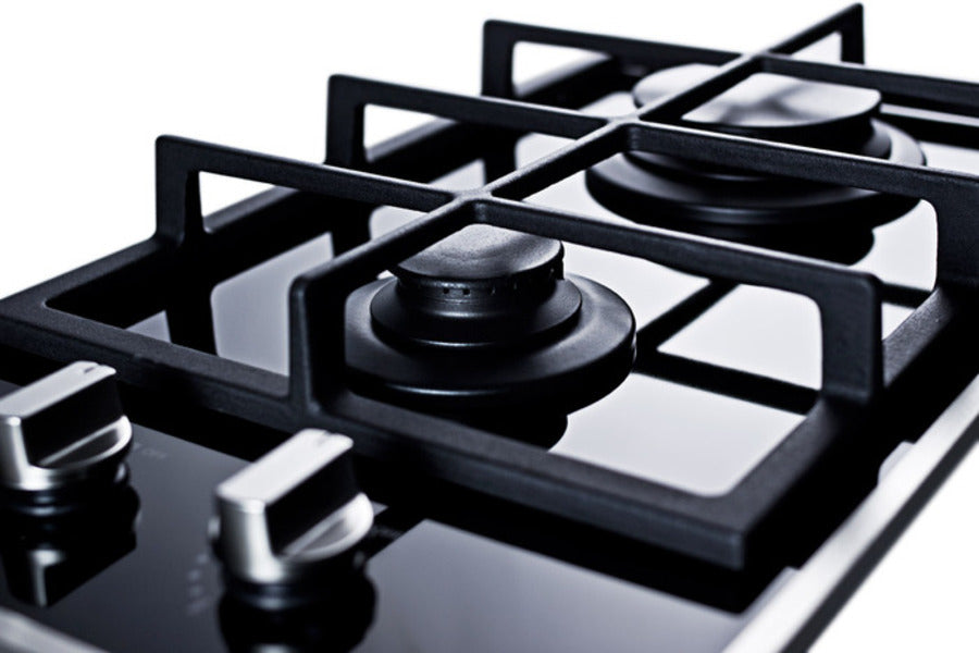 12" Wide 2-burner Gas Cooktop - (GC2BGL)