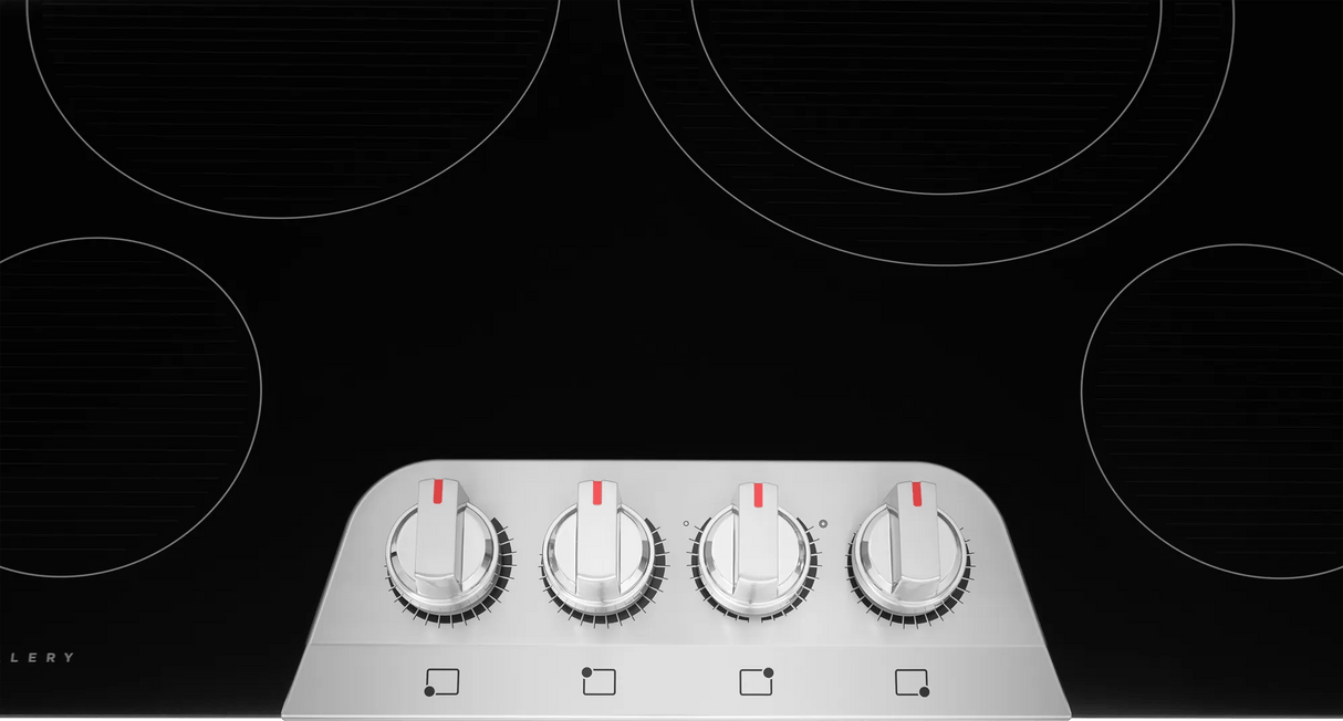 Frigidaire Gallery 30" Electric Cooktop with 4 Radiant Elements, SpaceWise Expandable & EvenTemp, Stainless Steel