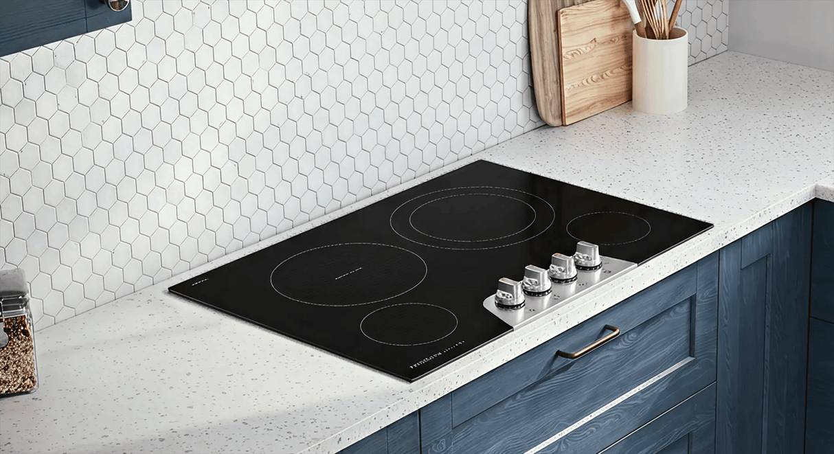 Frigidaire Gallery 30" Electric Cooktop with 4 Radiant Elements, SpaceWise Expandable & EvenTemp, Stainless Steel