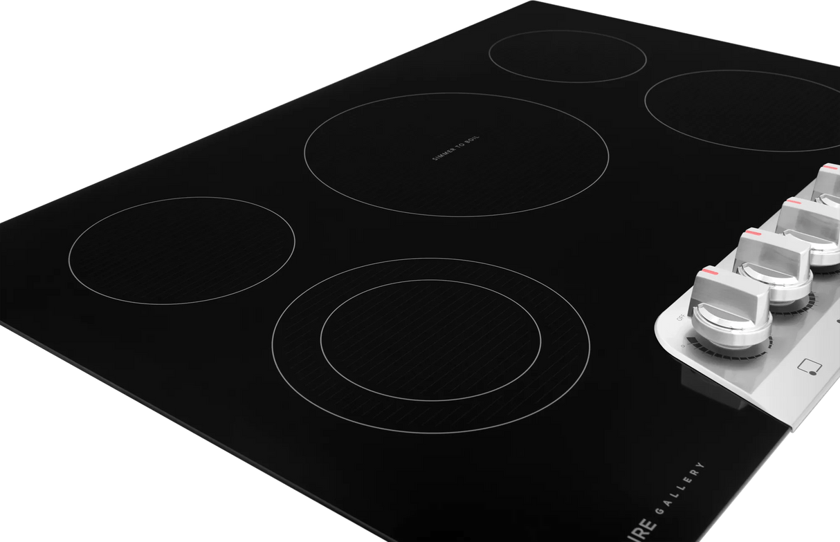 Frigidaire Gallery 30" Electric Cooktop with 5 Radiant Elements & EvenTemp, Stainless Steel