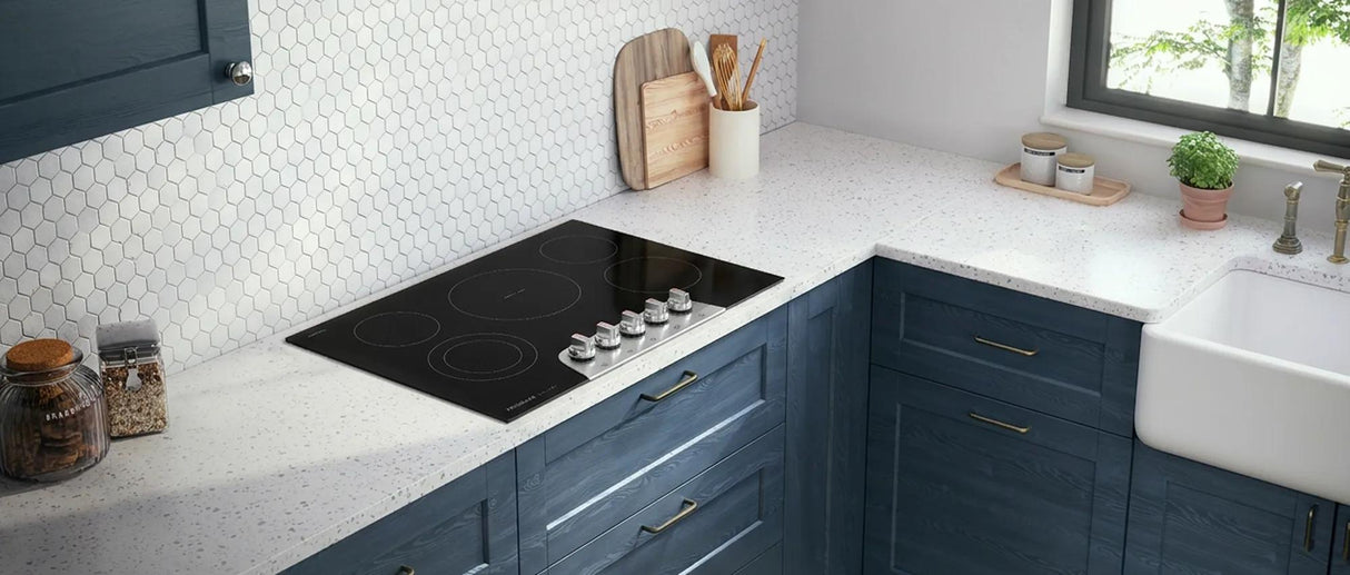 Frigidaire Gallery 30" Electric Cooktop with 5 Radiant Elements & EvenTemp, Stainless Steel