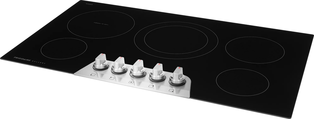Frigidaire Gallery 36" Electric Cooktop with 5 Radiant Elements, SpaceWise Expandable & EvenTemp, Stainless Steel