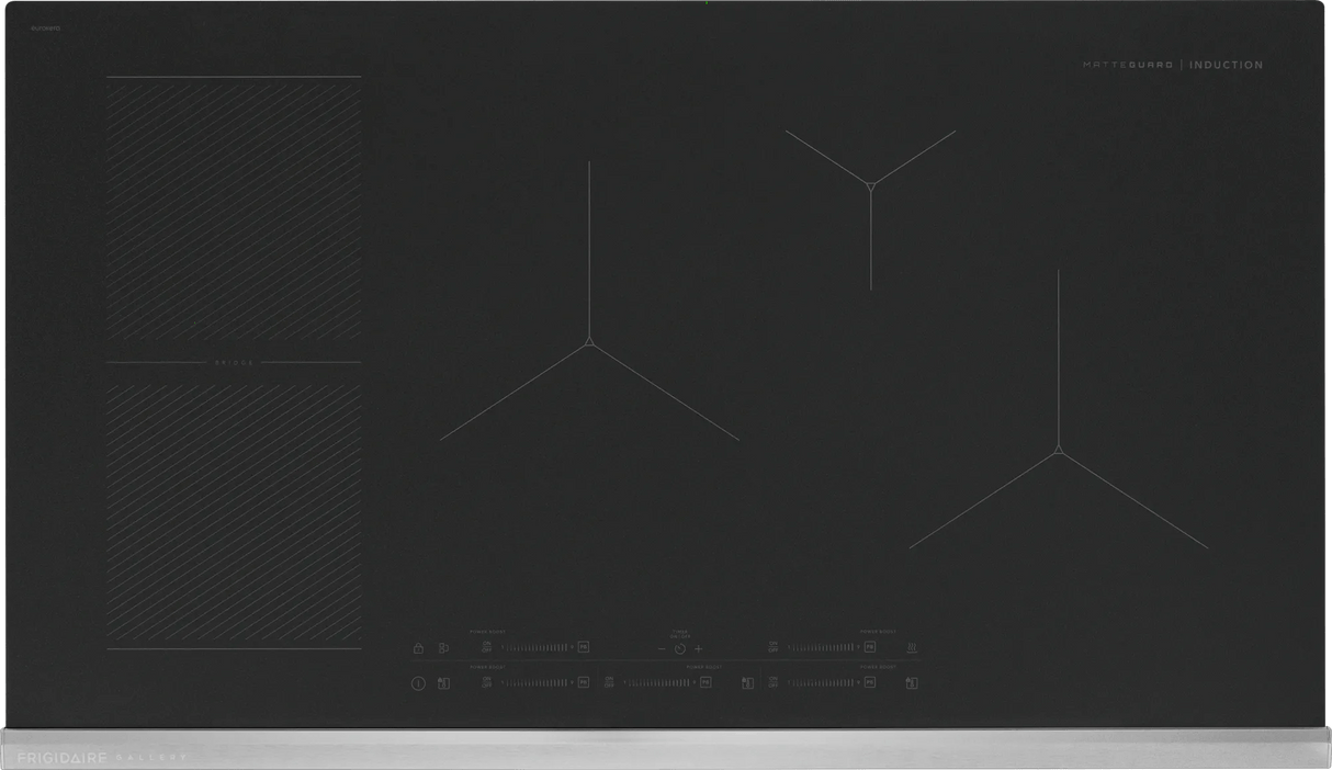 Frigidaire Gallery 36" Induction Cooktop with MatteGuard & PowerBoost, Matte Black