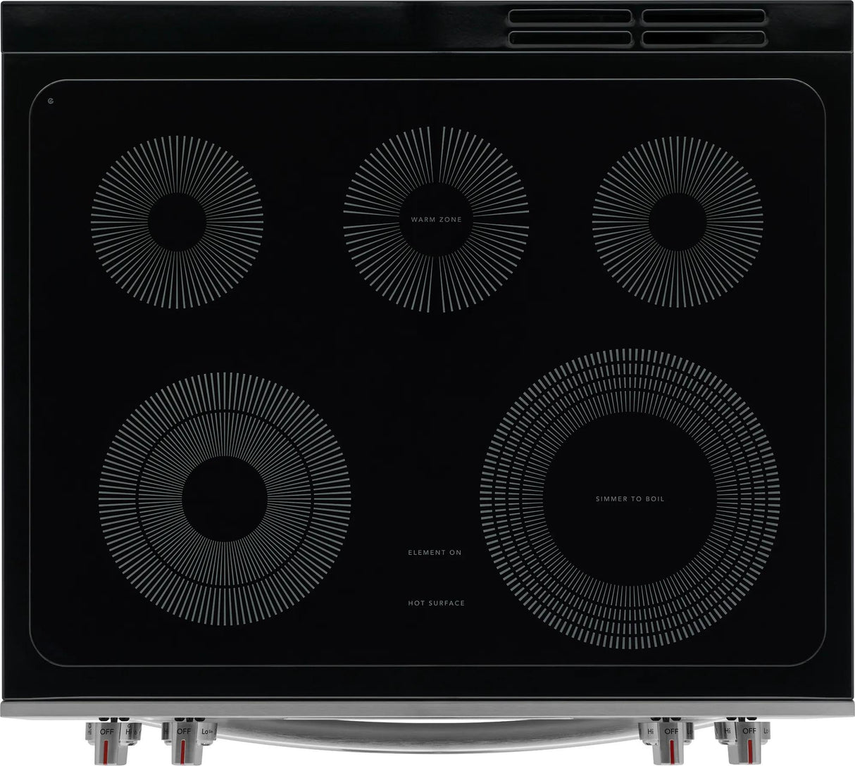 Frigidaire Gallery 30" Front Control Freestanding Electric Range with Total Convection & Air Fry, 5.3 Cu. Ft., Smudge-Proof Stainless Steel - GCFE3059BF