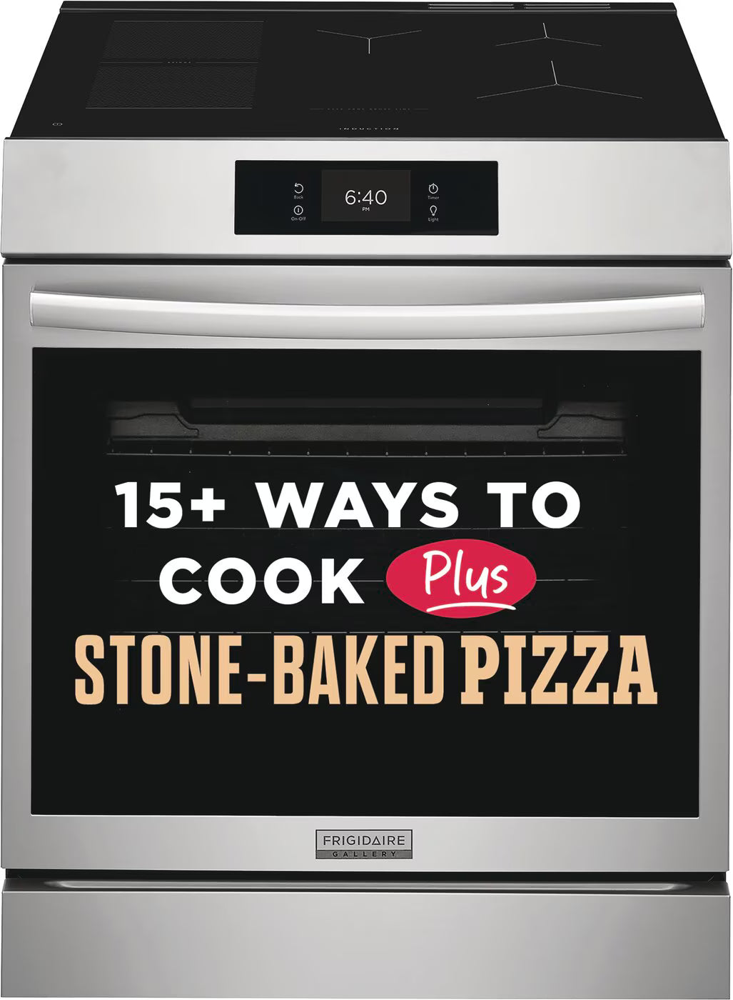 Frigidaire Gallery 30" Front Control Induction Range with Stone-Baked Pizza
