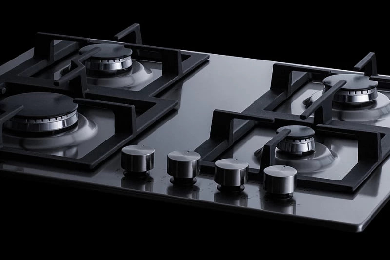24" Wide 4-burner Gas Cooktop In Stainless Steel - (GCJ4SS) - SUMMIT