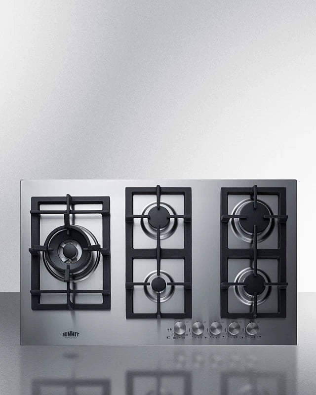 34" Wide 5-burner Gas Cooktop In Stainless Steel - (GCJ536SS)