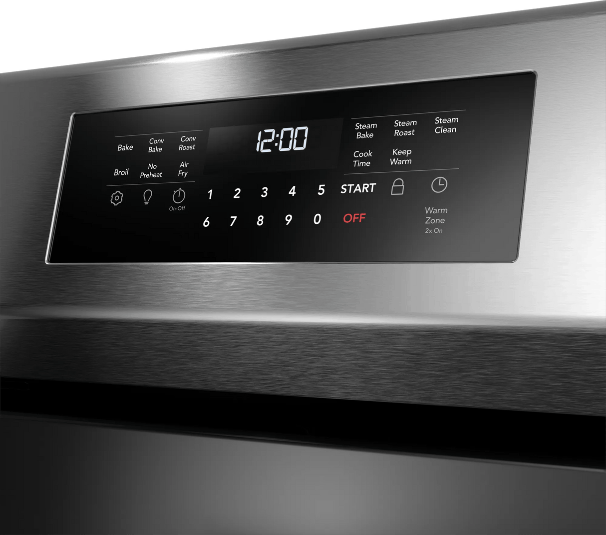 Frigidaire Gallery 30" Rear Control Electric Range with Air Fry – 5.3 Cu. Ft. Total Convection, Smudge-Proof Stainless Steel