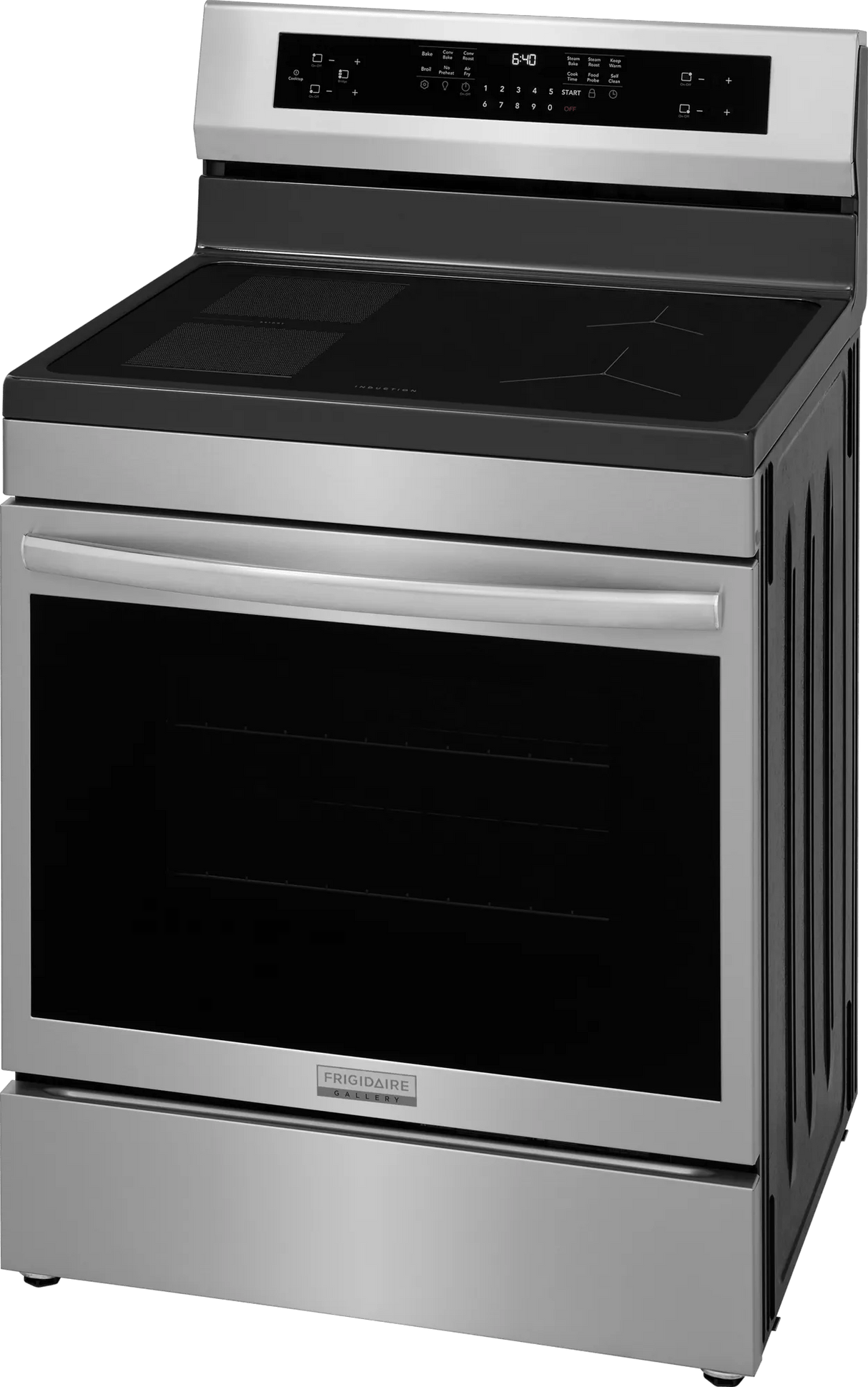 Frigidaire Gallery 30" Freestanding Induction Range with Total Convection & Air Fry, 5.3 Cu. Ft., Smudge-Proof Stainless Steel - GCRI306HBF