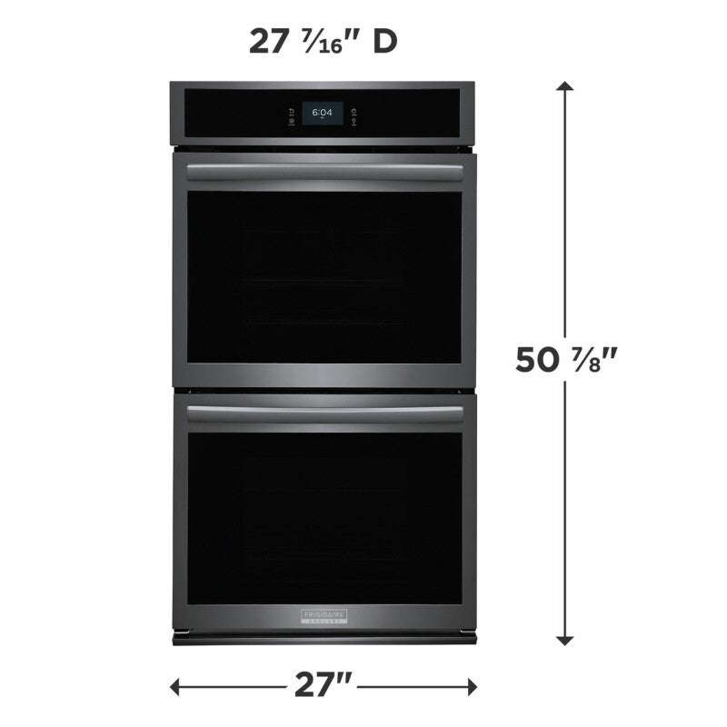 Frigidaire Gallery 27" Double Electric Wall Oven with Total Convection - (GCWD2767AD) - FRIGIDAIRE