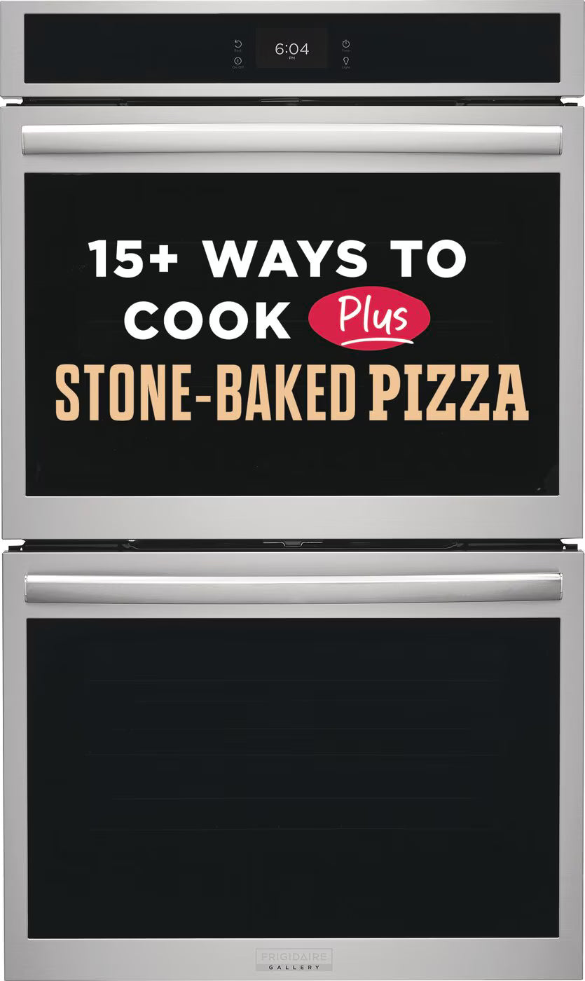 Frigidaire Gallery 30" Double Electric Wall Oven with Stone-Baked Pizza