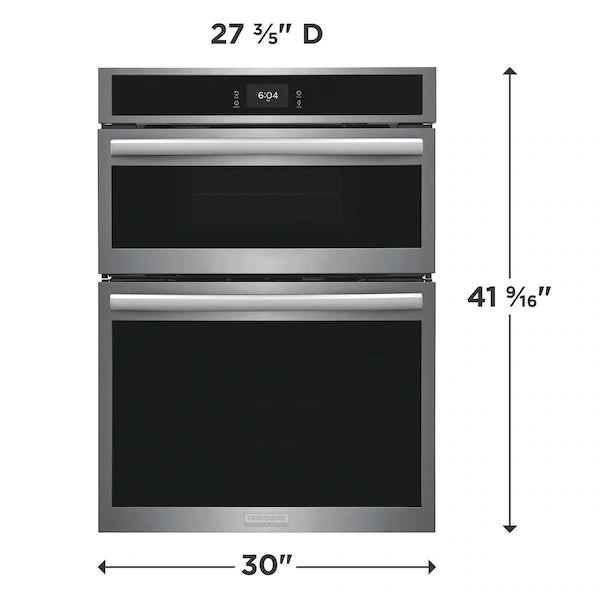 Frigidaire Gallery 30" Electric Wall Oven and Microwave Combination with Stone-Baked Pizza