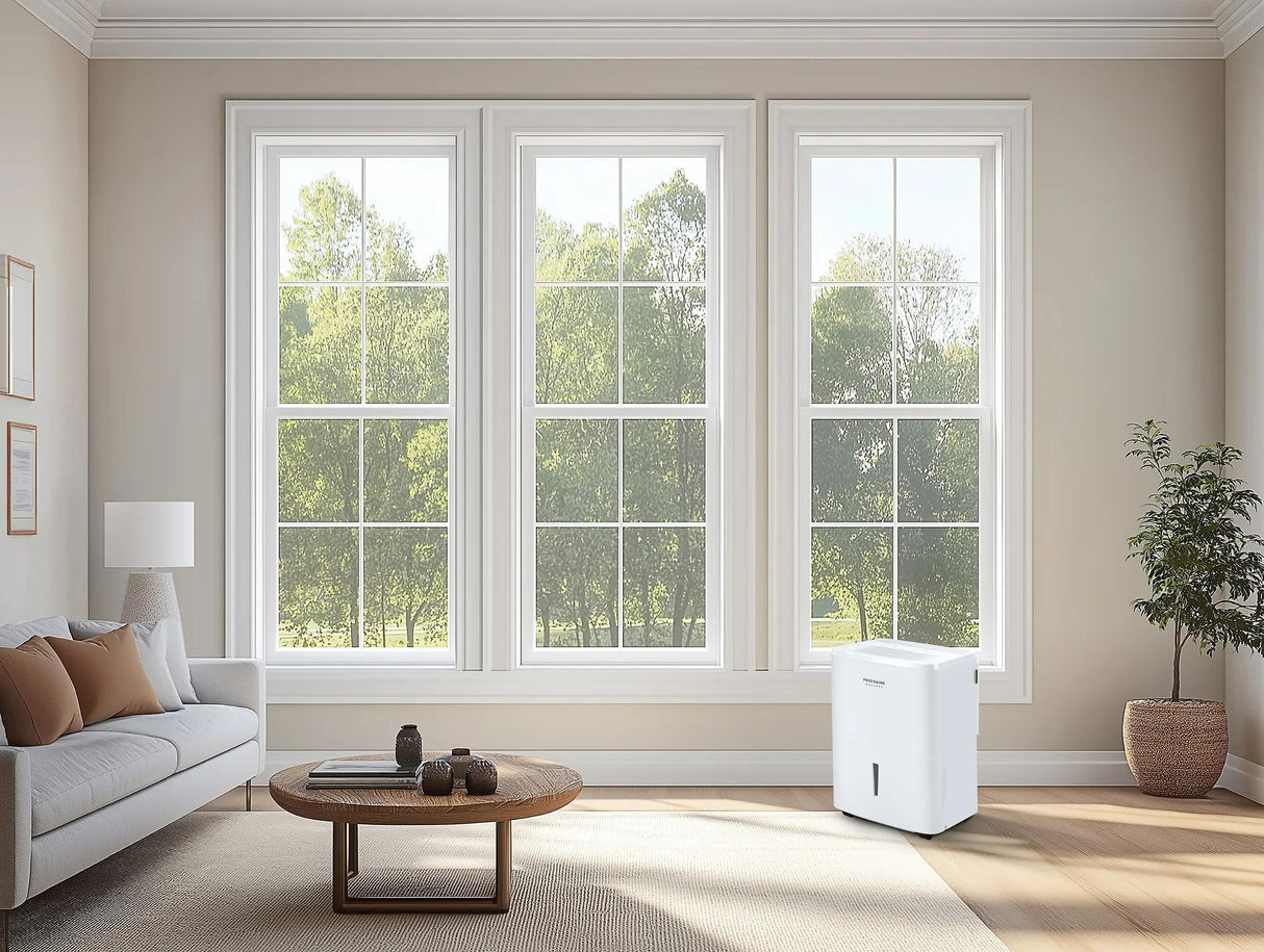 Frigidaire Gallery 2-in-1 50-Pint Smart Wi-Fi Dehumidifier with Built-In Allergy Filter, Energy Star, White