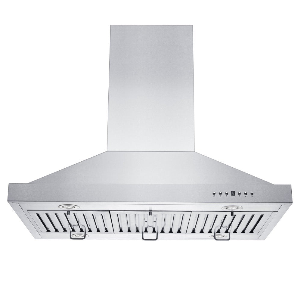 48" Ducted Island Mount Range Hood with Single Remote Blower - 48 Inch / 400 - (GL2IRS48400) -