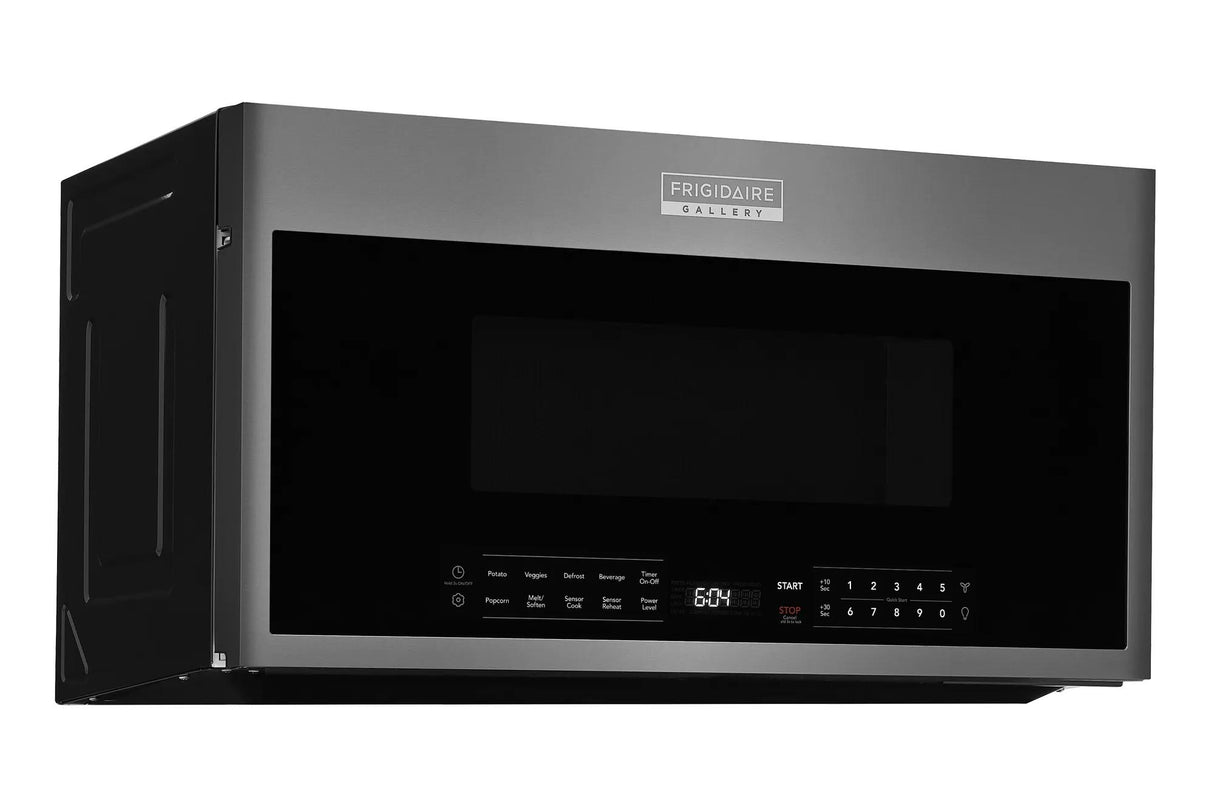Frigidaire Gallery 1.9 Cu. Ft. Over-the-Range Microwave with Sensor Cook, Smudge-Proof Black Stainless Steel