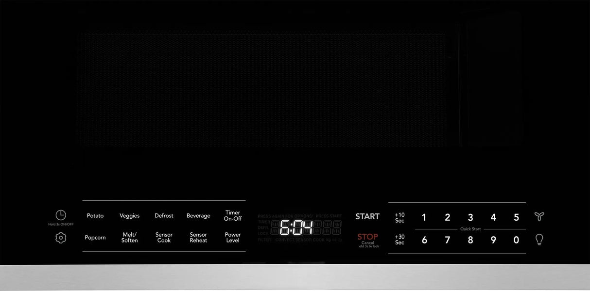 Frigidaire Gallery 1.9 Cu. Ft. Over-the-Range Microwave with Sensor Cook, Smudge-Proof Stainless Steel