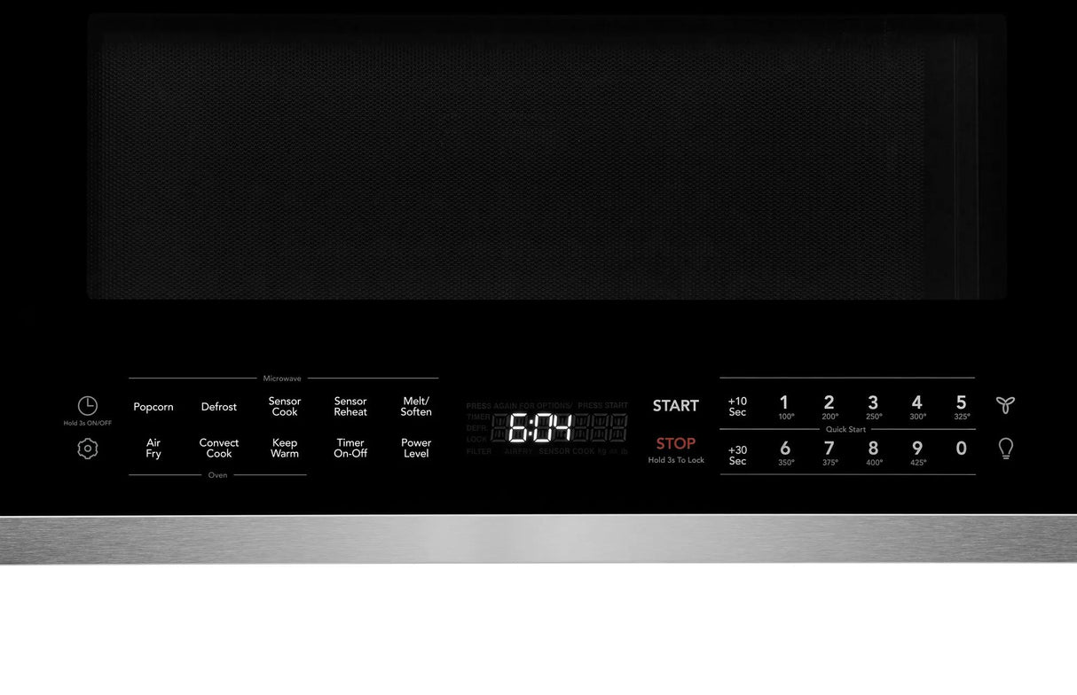 Frigidaire Gallery 1.9 Cu. Ft. Over-the-Range Microwave with Air Fry & Convection, Smudge-Proof Stainless Steel