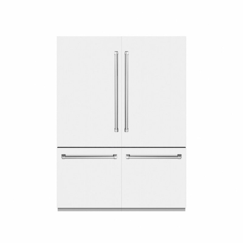 60 in. 32.2 cu. ft. French Door Built-In Bottom Freezer Refrigerator with Water Dispensers and Ice Makers - (GRBIVWM60) -