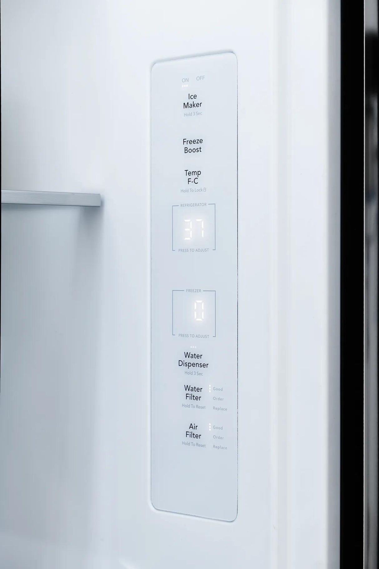 Frigidaire Gallery GRFN2023AF – controls