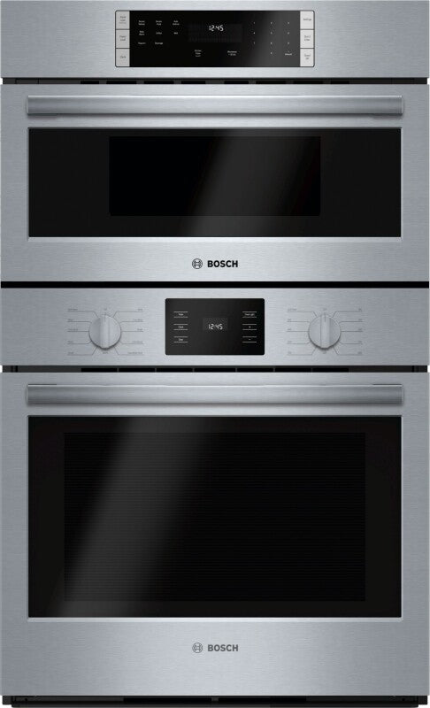 500 Series, 30" Combo, Upper: Microwave, Lower: EU Conv, Knob Control - (HBL57M52UC) - BOSCH