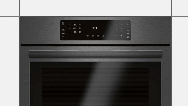 800 Series Single Wall Oven 30" Black Stainless Steel - (HBL8443UC) - BOSCH