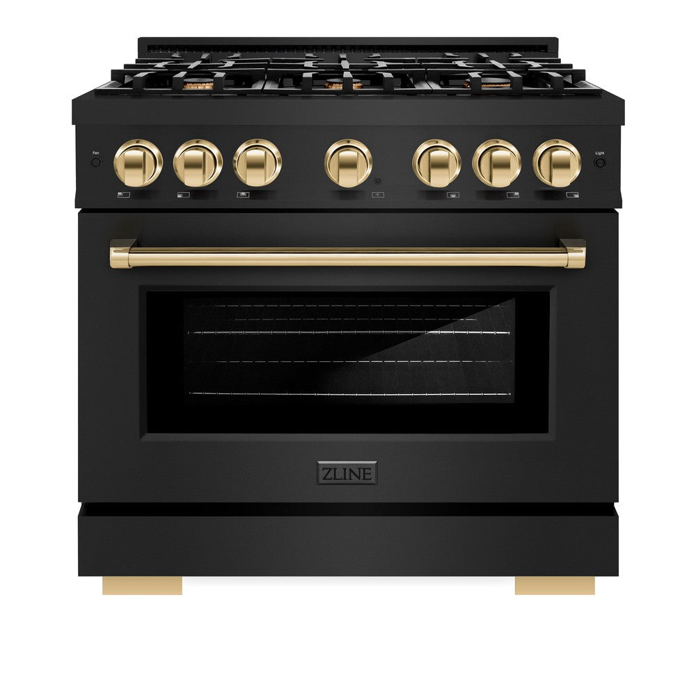 Autograph Edition 36 in. 5.2 cu. ft. Select Dual Fuel Range with 6 Burner Gas Cooktop and Electric Convection Oven - (HDRBZ36G) -