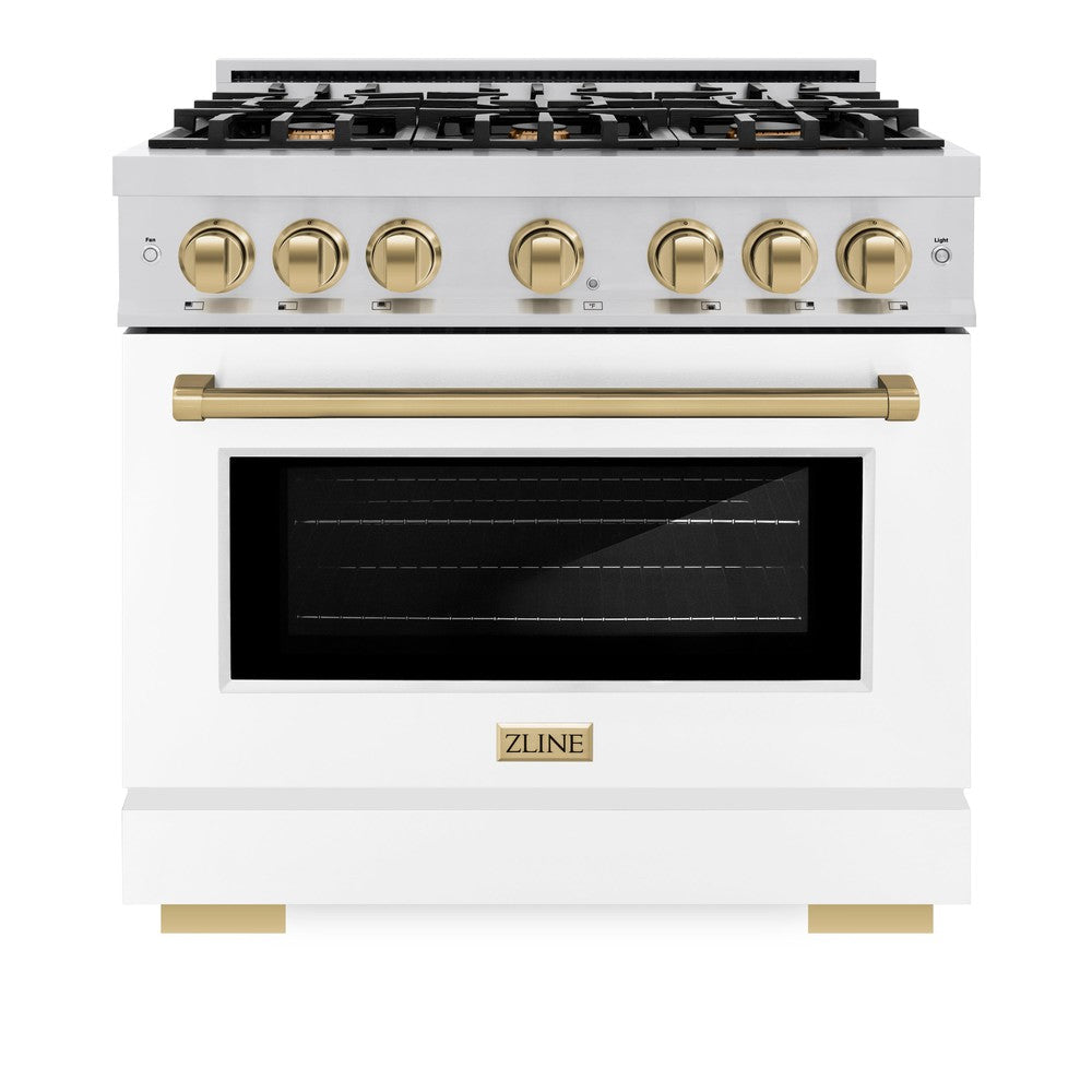 Autograph Edition 36 in. 5.2 cu. ft. Select Dual Fuel Range with 6 Burner Gas Cooktop and Electric Convection Oven - (HDRZWM36CB) -