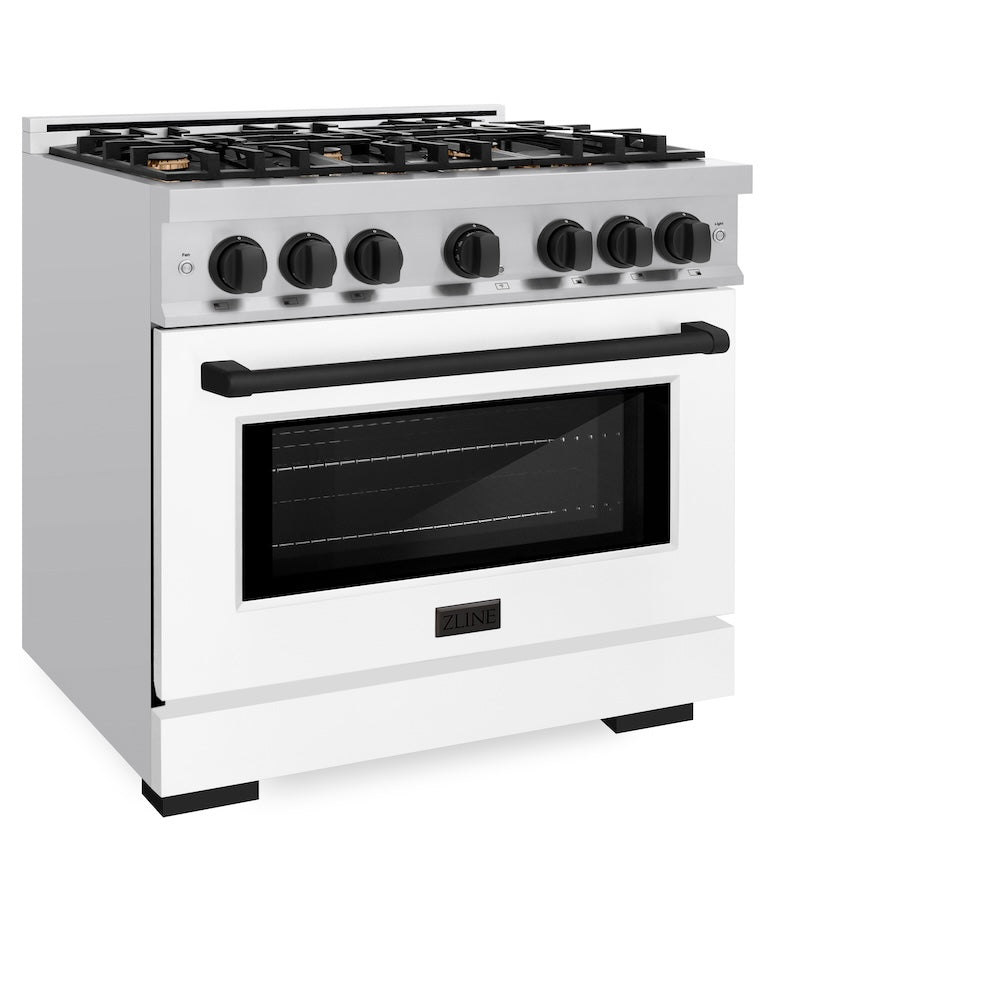 Autograph Edition 36 in. 5.2 cu. ft. Select Dual Fuel Range with 6 Burner Gas Cooktop and Electric Convection Oven - (HDRZWM36MB) -