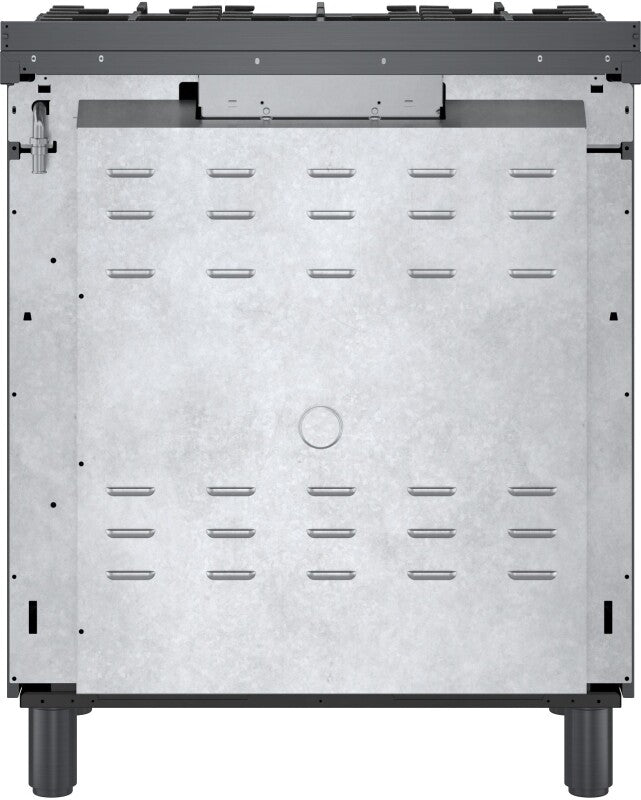 800 Series Dual Fuel Freestanding Range 30" Black Stainless Steel - (HDS8045U) - BOSCH