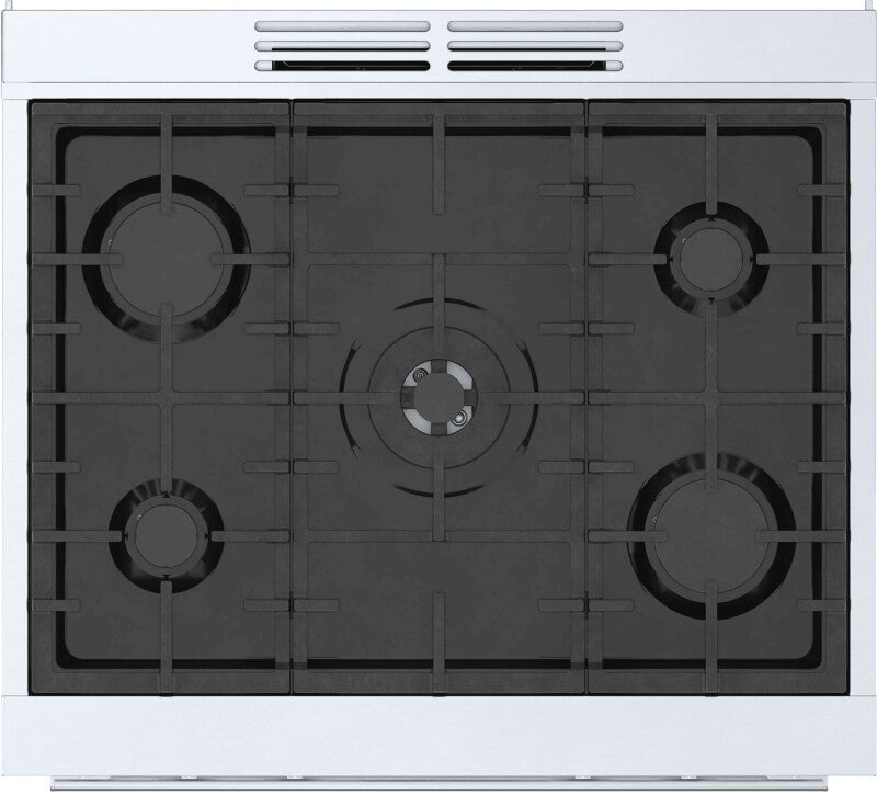 800 Series Dual Fuel Freestanding Range 30" Stainless Steel - (HDS8055U) - BOSCH