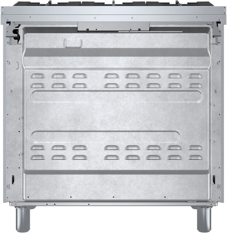 800 Series Dual Fuel Freestanding Range 36" Stainless Steel - (HDS8655U) - BOSCH