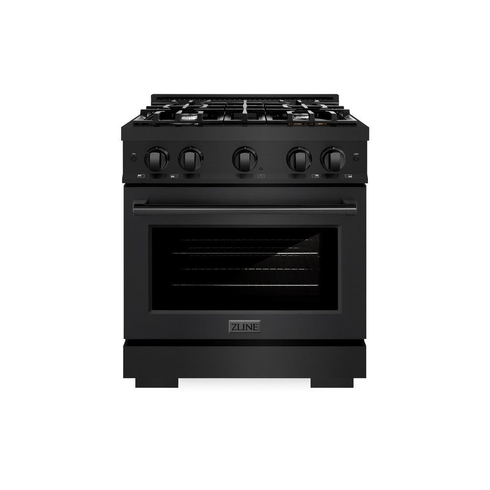 30 in. 4.2 cu. ft. Select Gas Range with 4 Burner Cooktop and Convection Gas Oven - (HGRB30) -