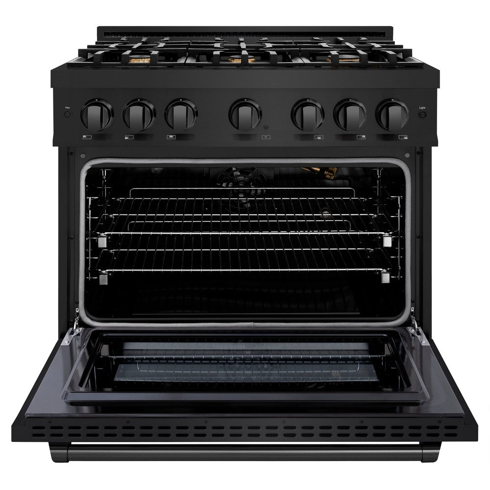 36 in. 5.2 cu. ft. Select Gas Range with Convection Gas Oven - (HGRBBR36) -