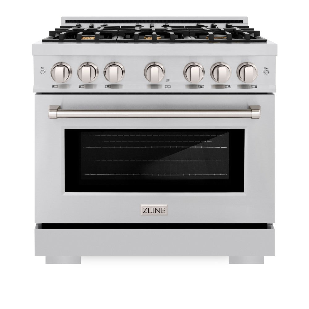 36 in. 5.2 cu. ft. Select Gas Range with Convection Gas Oven - (HGRBR36) -