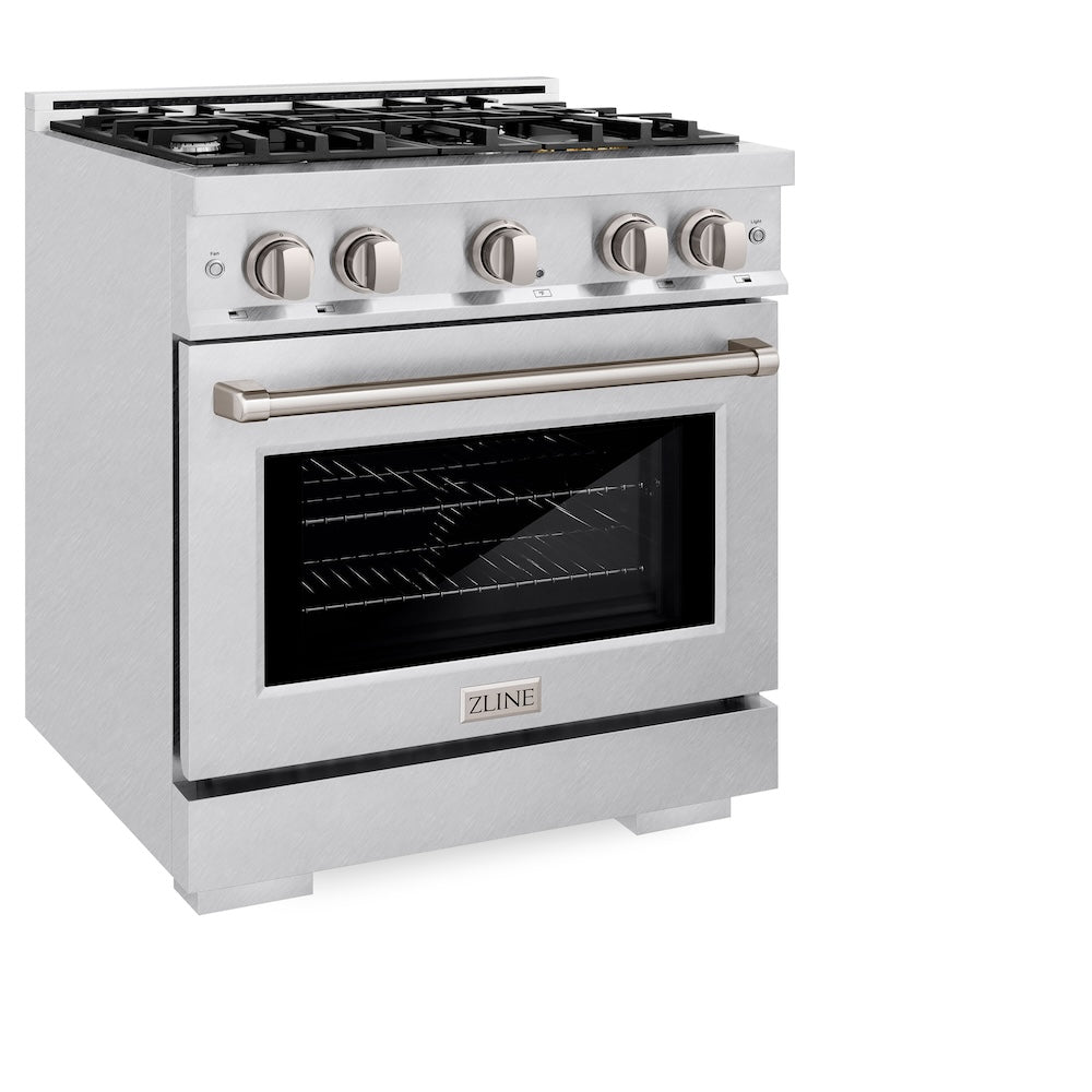 30 in. 4.2 cu. ft. Select Gas Range with 4 Burner Cooktop and Convection Gas Oven - (HGRS30) -