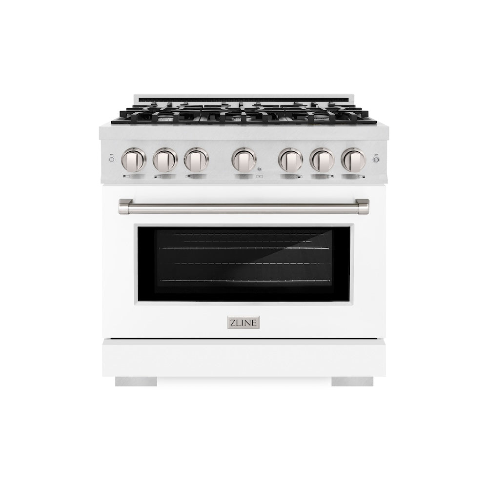 6 in. 5.2 cu. ft. Select Gas Range with 6 Burner Cooktop and Convection Gas Oven - (HGRSWM36) -