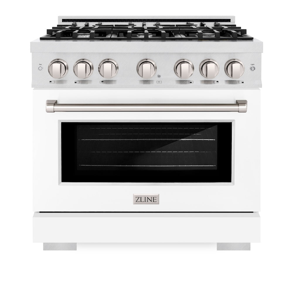 6 in. 5.2 cu. ft. Select Gas Range with 6 Burner Cooktop and Convection Gas Oven - (HGRSWM36) -