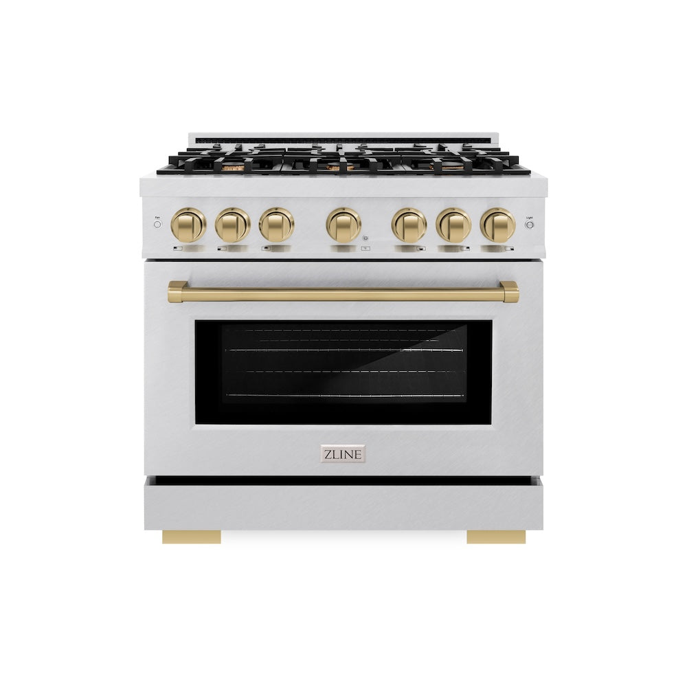 Autograph Edition 36 in. 5.2 cu. ft. Select Gas Range with 6 Burner Cooktop and Convection Gas Oven - (HGRSZ36CB) -