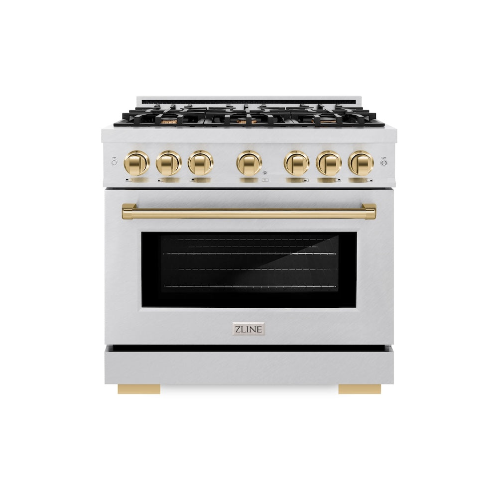 Autograph Edition 36 in. 5.2 cu. ft. Select Gas Range with 6 Burner Cooktop and Convection Gas Oven - (HGRSZ36G) -