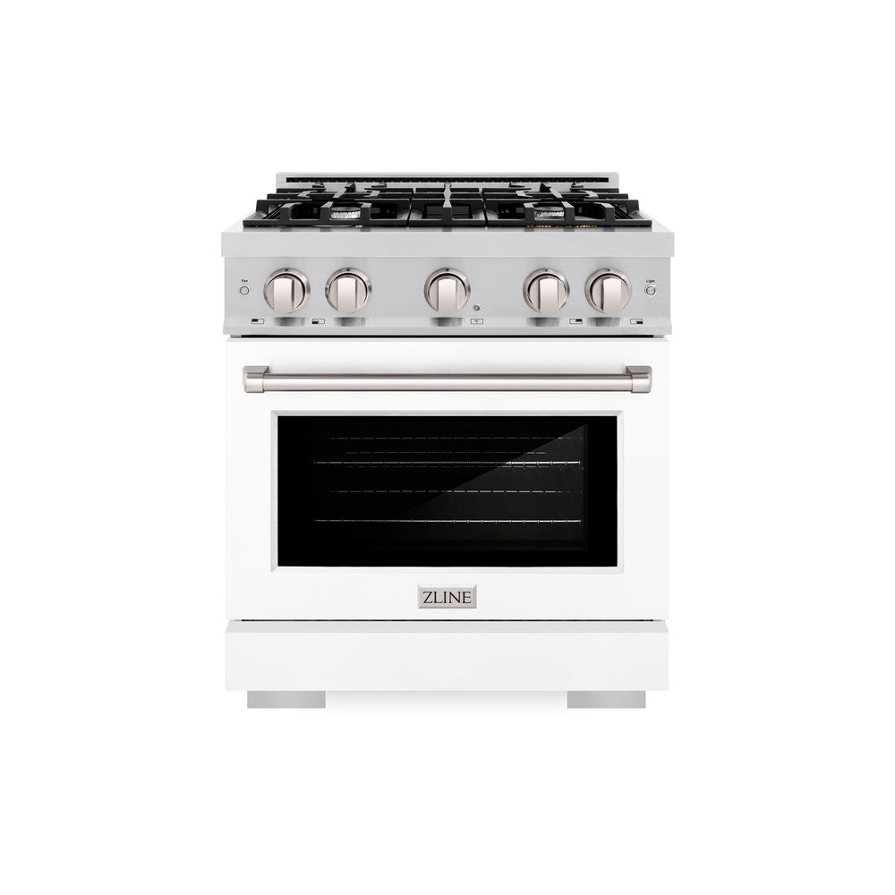 30 in. 4.2 cu. ft. Select Gas Range with 4 Burner Cooktop and Convection Gas Oven - (HGRWM30) -