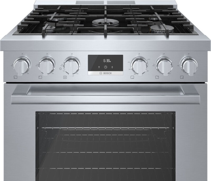 800 Series Gas Freestanding Range 30" Stainless Steel - (HGS8055UC) - BOSCH
